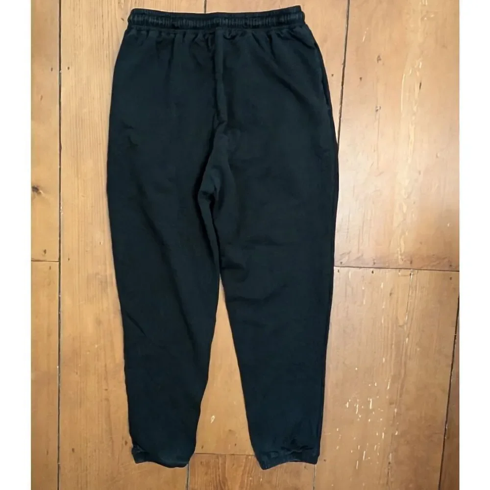 Meshki Jogger Sweatpants Women's Size M Black Cotton Drawstring Waist Pockets